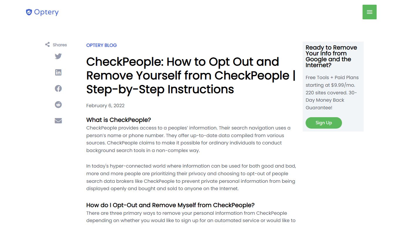 CheckPeople: How to Opt Out and Remove Yourself from CheckPeople | Step ...